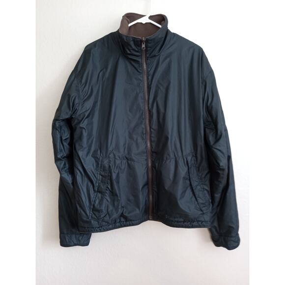 Columbia Men's Black Brown Reversible Softshell Tech Jacket L - Picture 9 of 14